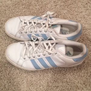 Vintage 90s blue Adidas sneakers